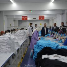 Patnos’ta tekstil atölyesinde 100 kişi istihdam ediliyor